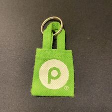Publix Super Market logo green mini Tote bag keyring key chain Recycle 2