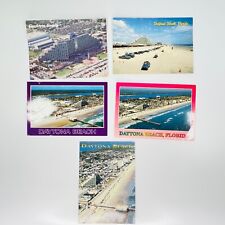 Postcard Daytona Beach Vintage Marriott Cars Pier Unused Florida Retro Paper picture