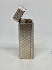 Vintage Cartier Paris Silver Plated Lighter With Chain Style Design * UNTESTED * picture