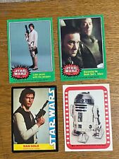 1977 Topps Star Wars Return of The Jedi Lot of 8 cards 1 R2 D2 sticker MINT picture