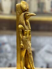 Ancient Egyptian Thoth statue, God of Moon, Egyptian god of wisdom. picture