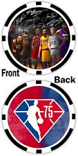 NBA LEGENDS COMMEMORATIVE POKER CHIP - KOBE, STEPH, LEBRON, SHAQ, ETC.  *SIGNED* picture