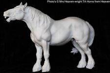 Breyer size traditonal 1/9 resin Suffolk punch model horse figurine Neighing picture