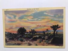 1940 Evening On The Desert Postcard picture