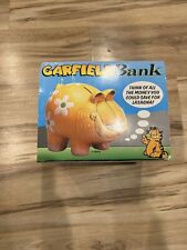 Vintage Garfield Piggy Bank PIG Brand New & Large Paws / Matscot 1997 picture