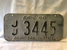 Vintage 1948 Arizona License Plate picture