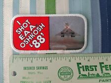 NOS Vintage I SHOT EAA Oshkosh 88 WI Air Show Patch 1988 picture
