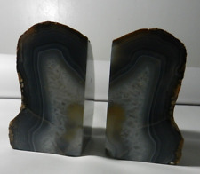 Geode Crystal Bookend Polished. 2 pieces. . picture