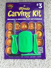 Ultimate Carving Pumpkin Kit Stencils Marker Saw Scoop And More picture