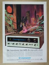 1969 Pioneer SX-990 Stereo Receiver vintage print Ad picture