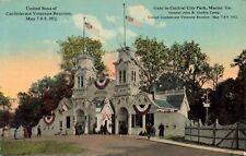 United Sons of Confederate Veterans Reunion Park Macon Georgia 1912 Postcard picture