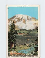 Postcard Paradise Inn And The Mountain, Rainier National Park, Washington picture