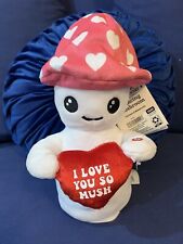 Gemmy Animated Bouncing Mushroom Love Valentines Day Plush Sings Bounces 2024 picture