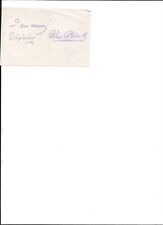 Wilson Barrett autographed sheet- English actor -playwright picture