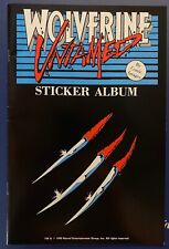1990 Wolverine Untamed Complete Sticker Set + Sticker Book picture