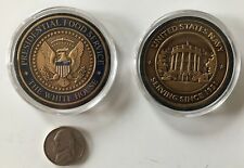 White House Presidential Navy Food Service Brass Challenge Coin picture