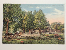 Postcard Snodgrass House Chickamauga Park Near Rossville Georgia Linen Unposted picture