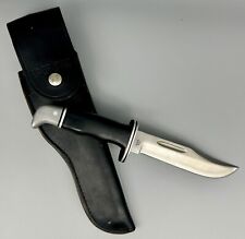 Vintage Buck 119 Fixed Blade Hunting Knife w/ Sheath picture