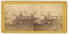 IOWA SV - Maquoketa Street Scene - 1870s RARE picture