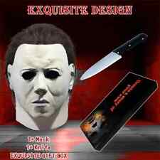 NEW 2pcs Men's Halloween Mask With Classic Knife, Halloween Kills, w/box,w/Stand picture