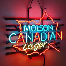 Molson Canadian Lager Neon Sign 19x15 Beer Bar Sport Pub Store Wall Decor picture