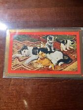 1910 A HAPPY FAMILY Momma Cat Playful Kittens Postcard picture