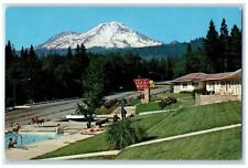 c1960's Oak Lo Motels And Swimming Pool Dunsmuir California CA Vintage Postcard picture