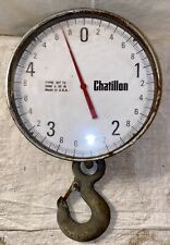 CHATILLON WT 12 - 5000 x 20 LB HANGING SCALE - AS IS UNTESTED picture