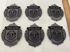 POLICE Comm.Of Massachusetts Badge Subdued collectable patches 6 pieces picture