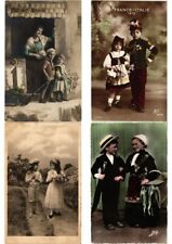 BOYS, GIRLS, CHILDREN, GLAMOUR REAL PHOTO 400 Vintage Postcards Pre-1940 (L2444) picture