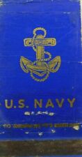 U.S. Navy Military United States Navy Patriotic Vintage Matchbook Cover picture