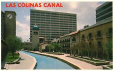 Postcard TX Las Colinas Urban Center Canal Walk Chrome Vintage PC J8111 picture