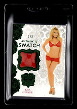 LISA GLEAVE 2019 BENCH WARMER 25 YEARS AUTHENTIC SWATCH GREEN FOIL 1/3 picture