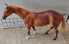 RARE BREYER TRADITIONAL HORSE LIGHT CHESTNUT THOROUGHBRED MARE 1985 FIGURE L32 picture