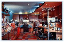 Interior View Of National Cafe In Moose Jaw Saskatchewan Canada Vintage Postcard picture