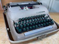 1956 Smith-Corona Clipper Vintage Portable Typewriter Working w New Ink & Case picture
