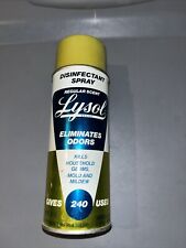 Vintage 6oz Can Of Lysol Spray, Gold Can, VGC, 1980’s picture