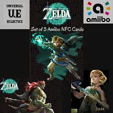 Link + Zelda + Ganon Amiibo NFC Cards (3 PK) Legend of Zelda Tears Kingdom TOTK picture