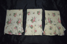Vintage RALPH LAUREN Sophie Brooke Ruffled Standard Pillowcases Lot of 3 USED picture