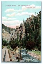 c1910's Chimney Rocks Lower Spearfish Canon Black Hills South Dakota SD Postcard picture