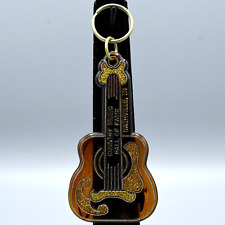 Country Music Hall of Fame Guitar Keychain Vintage Nashville Tennessee picture