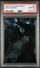 1996 Topps Finest Star Wars Darth Vader Base Card #20 Graded PSA 10 picture