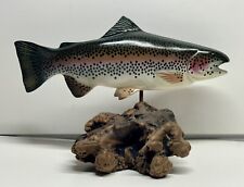 Hand Carved Wooden Rainbow Trout by Big Sky Carvers picture