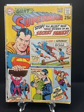 Superman 222, Silver Age 80 pg Giant. Curt Swan Art. Mid grade copy, DC 1969 picture