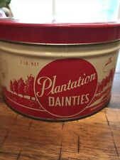 Vintage Plantation Dainties Tin Plantation Chocolate Co. Phila. PA picture