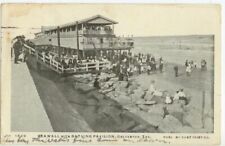 c1907 Galveston Texas Sea Wall and Bathing Pavilion picture