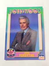 Vintage John Forsythe Hollywood Walk of Fame Card # 84 Starline 1991 NM  picture