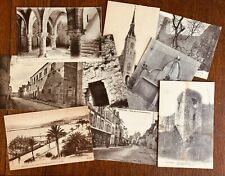 VINTAGE POST CARDS, FRANCE: Paris, Provins, RPPC, LOT OF 9, Sepia picture