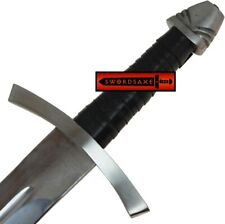 Nordic 10th Century Full Tang Peened Battle Ready Functional Viking Norse Sword picture