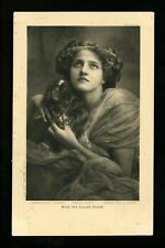 Dog puppy postcard Cinema theatre Miss Ivy Lilian Close actress Vintage 4012 picture